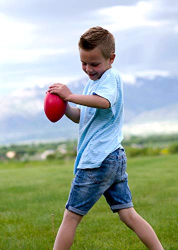 Foam Kids Football - 7.25' Small, Soft Football - Toddler Mini 3 Pack - color: 1-Red, 1-White, 1-Blue