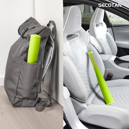 Baseball Bat, Aluminum One Hand 17-Inch Training Bat, Softball Bat, Home/Car/Self Defense, Batting Practice, Aluminum Bat, Truck Tire Checker Bat - color: Neon Yellow