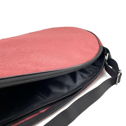 Single Tennis Racket Cover Lightweight Padded Tennis Racquet Bag - color: Red, size: Large