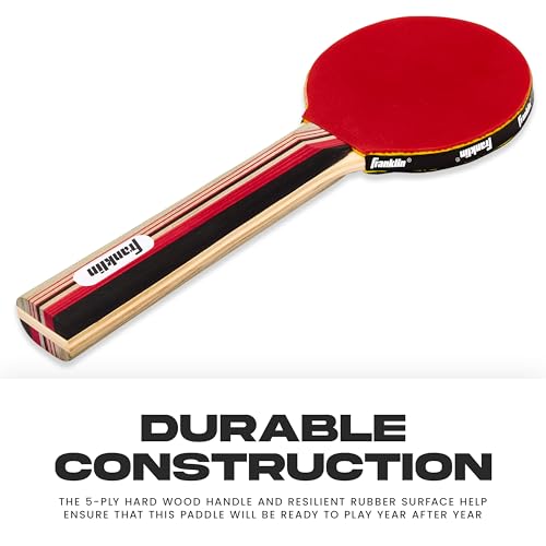 Franklin Sports Table Tennis Paddles - Rubber Paddle - Indoor Ping Pong Paddle - style: Trainer