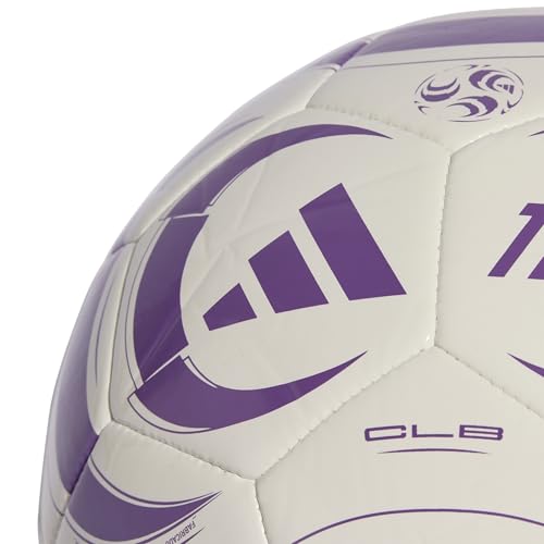 adidas Tiro Soccer Ball - color: White/Active Purple, size: FUTS