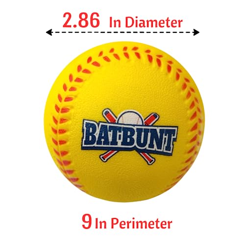 Practice Baseballs for Kids, Indoor Training Soft Foam Balls - 4Pcs Foam Baseballs