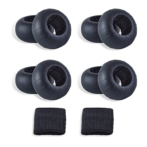 Bat Grip Choke Up Rings,Premium Choke Up Rings, Pressure Baseball Rings,Including: 8 Pack Choke up Rings, 2 Wrist Protectors - color: back