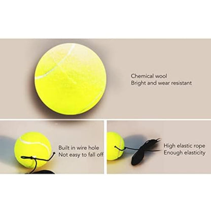 2026 Upgraded Solo Tennis Trainer Rebound Ball, Portable Tennis Trainer for Home Use, Multifunctional Tennis Solo Practice Kit, Suitable for Beginners to Train - color: Blue