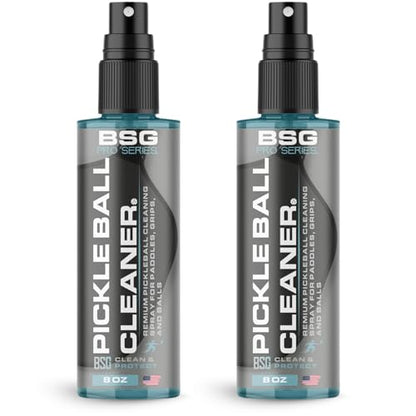 Pickleball Paddle Cleaner, Grip & Paddle Reset Spray, Erase Dirt & Grime, Improve Accuracy, Remove Sweat and Scum | 8 floz