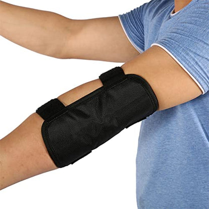 Golf Straight Arm Training Aid, Nylon Straight Arm Trainer with Sound, Golf Elbow Trainer Adjustable Straight Arm Golf Swing Trainer Elbow Brace for Beginners 7.87-11.81in Arm