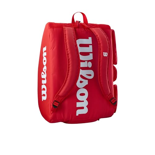 WILSON Super Tour Red Pickleball Bag - Red/White