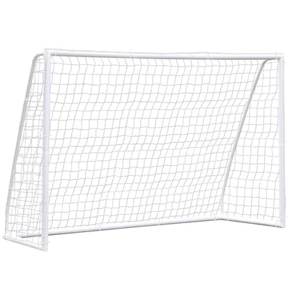 HomGarden Portable Soccer Goal for Backyard,12x6 / 10x6.5 / 8x5ft /6x4 Full Size Soccer Goals for Kids Adults Soccer Net Backyard Soccer Goals - size: 10×6.5 ft
