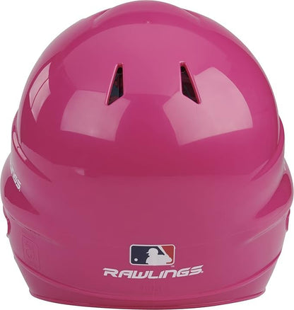 Rawlings | COOLFLO Batting Helmet | T-Ball (6 1/4" - 6 7/8") | Black - color: Pink - REMIX