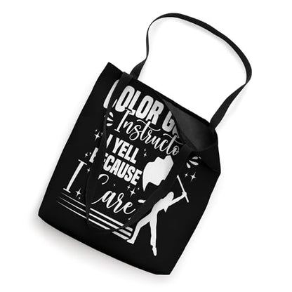 Color Guard Instructor Practice Winter Guard Coach Tote Bag