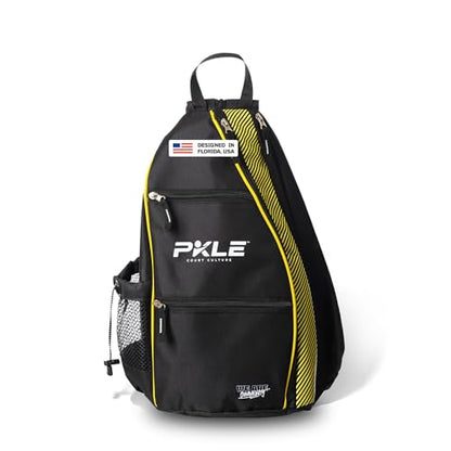 Pickleball Bag - Lightweight Pickleball Sling Bag, Storage for Paddles, Balls & Accessories - Travel-Ready Pickleball Gear Set