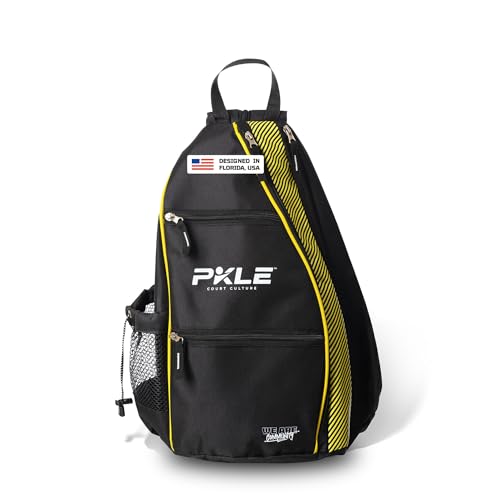 Pickleball Bag - Lightweight Pickleball Sling Bag, Storage for Paddles, Balls & Accessories - Travel-Ready Pickleball Gear Set
