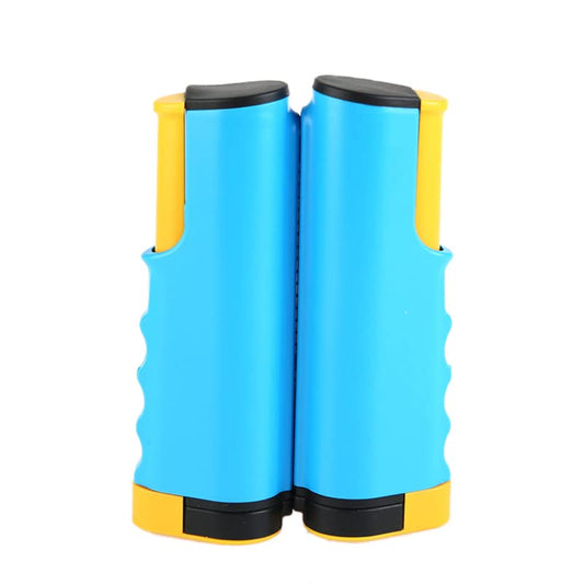 Retractable Table Tennis Net Rack Fashionable Safe Wavy ed ge Portable Pong Balls Net Rack(Blue), Comesee Retractable Pong Net for Any Table, Pong net Table Tennis for Any Topper Pool tab