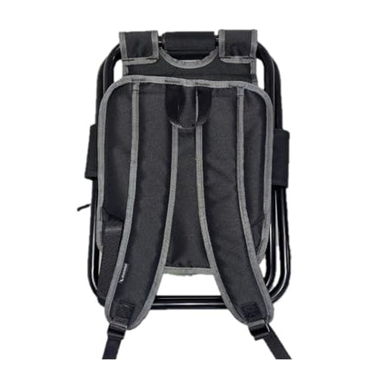 2 in 1 Pickleball Bag and Foldable Chair, Adjustable Bag with Foldable Chair, Paddle Pocket, Compartment for Shoes, Water Bottles and Extra Paddles