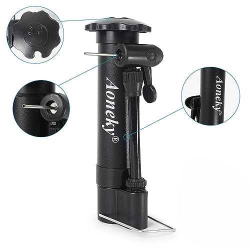 Aoneky Mini Hand Pump for Sports Balls, 5.75 Inch Portable Air Pump with Ball-Safe Needle, 11 PSI Manual Pump for Basketball Soccer Volleyball