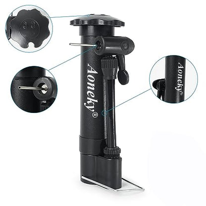 Aoneky Mini Hand Pump for Sports Balls, 5.75 Inch Portable Air Pump with Ball-Safe Needle, 11 PSI Manual Pump for Basketball Soccer Volleyball
