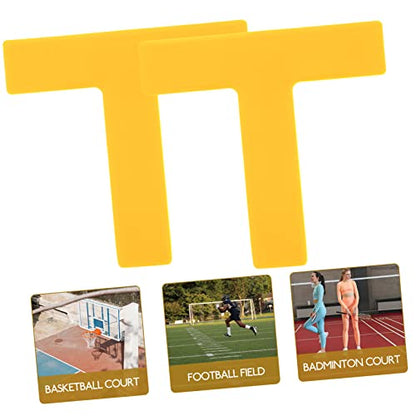 Shaped Stadium Landmark Pads for Football Training Durable Ground Markers for Agility Drills Enhanced