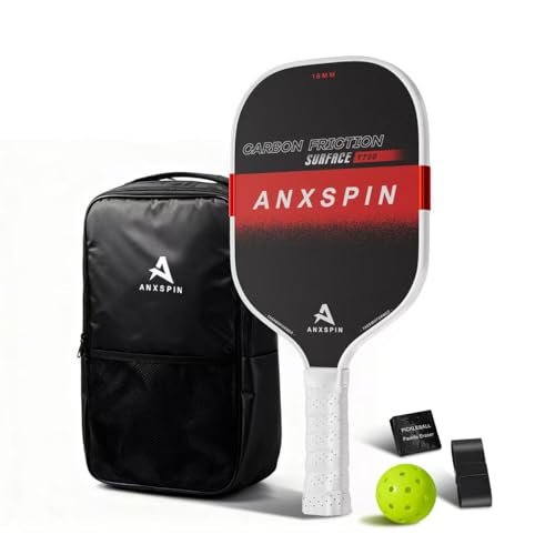 T700 Carbon Fiber Pickleball Paddle, 16mm Thermoformed Foam Core, Textured Spin Surface, 8.8 oz Elongated Paddle for Power, Control and Stability