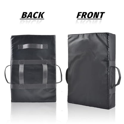Football Blocking Pad：Multi-Sport Training Equipment with 5 Handles for Football Basketball Hockey Lacrosse & Martial Arts - Tackling Dummy & Kicking Pad