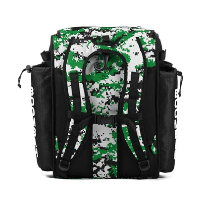Boombah Mini Superpack Bat Bag Digital Camo Black/Kelly Green - color: Black/Kelly Green