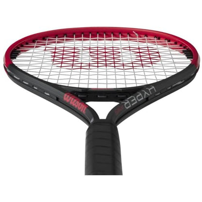 Wilson Hyper Power Tennis Racquet (4 3/8" Grip) Doubles Bundle with an Advantage 2.5 Bag or Backpack
