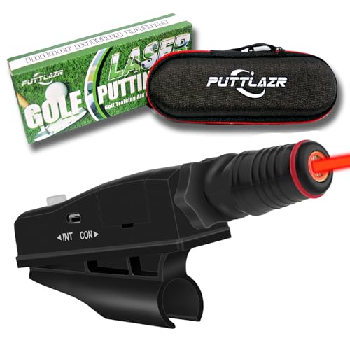 Indoor Golf Training Aid, Putting Trainer for Perfect Alignment Tool, Red Line Putt Pro, Ideal Gift for Men, Golf Accessories for Men