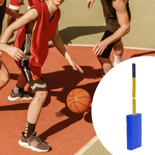 Basketball Blocking Pad Dribble Training Padded Blocking Guard Adjustable Length Multifunctional Sports Sparring Training Speed - color: Blue