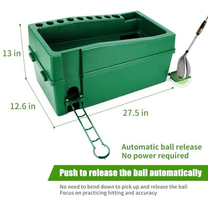 WBM Automatic Golf Tee Machine, Golf Ball Dispenser Tee, Golf Swing Trainer