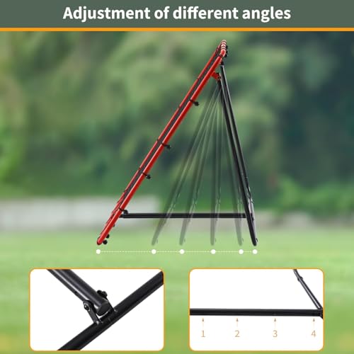 Rebounder Soccer 4'x4', Rebound Net, Bounce Back Net for Ball Games Practice and Training