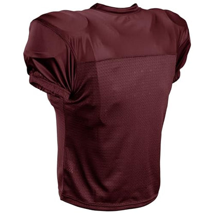 Champro Boys Preseason Football Practice Jersey - color: Maroon, size: Small