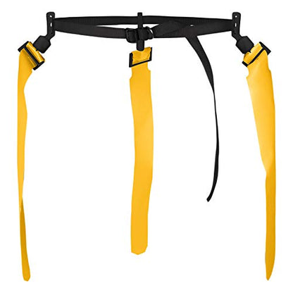 Champro Quick-Down Pop Football Flag Belt with 3 Flags - color: Gold