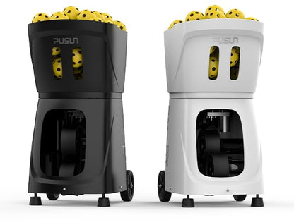 PP-SAMRT PRO-【Smart Pickleball Machine】 80+ Ball Capacity | 5-6 Hours Battery Life | Speed 20-120km/h | 20 Landing Points | 12 Fixed Modes | Internal Spin Serve | APP Control