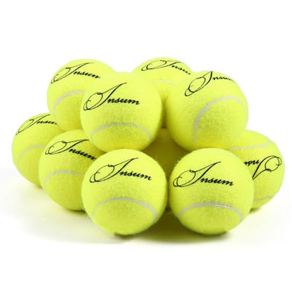 INSUM Tennis Balls, Low Pressureless Tennis Balls for Beginners, Made of Premium Durable Felt, Idea for Little Beginner Practice