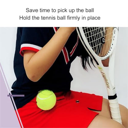 4 PCS Tennis Ball Holder, Tennis Ball Waist Clip Holder Waistband Clip Small Portable Sports Equipment for Practice and Matches