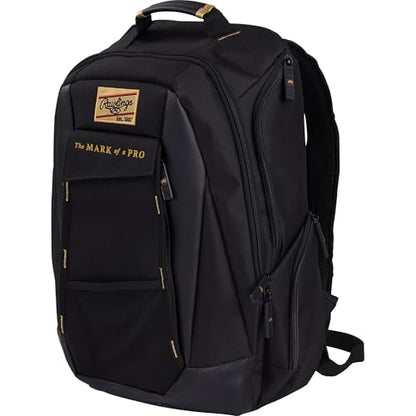 Rawlings | Gold Collection Backpack | Coach/Player Off-field Use | Laptop Sleeve | Multiple Colors