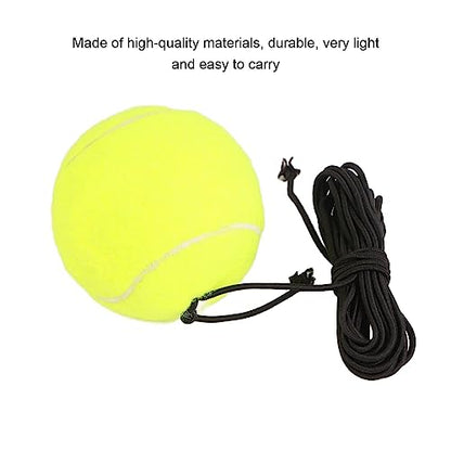 Tennis Training Ball with Elastic String, Single Player Practice Ball with Rope