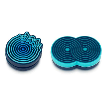 Get A Grip Tennis Dampeners – Vibration Dampener for Tennis Rackets – Shock Absorbing, Reduce String Vibration & Improve Feel – Fun, Colourful, Retro Designs – Tennis Accessories Gift - color: Drop The Beat