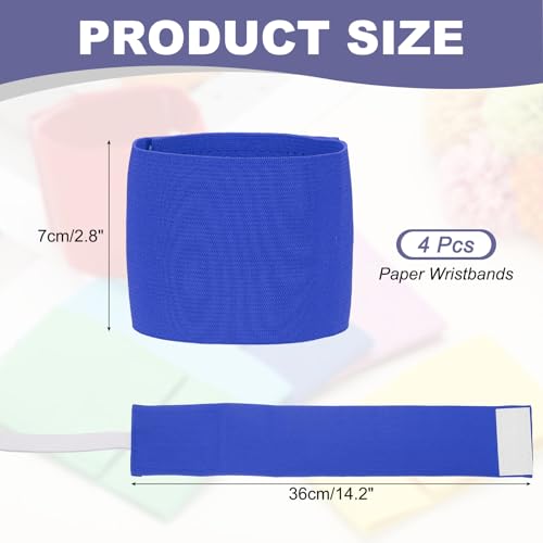 Soccer Captain Armband, Elastic Wrist Arm Bands Adjustable Player Team Leader Anti-Slip Badge Sports Accessories-Fit - color: Dark Blue