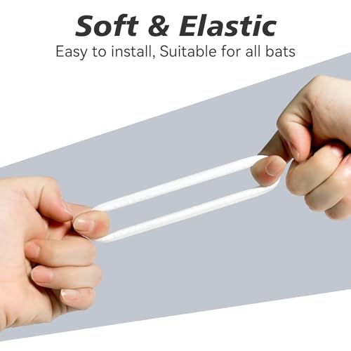 MIPREZT 5 Packs Baseball Bat Grip Choke Up Rings Choke Ring Baseball Softball Teeball Tball Bat Choke Up Ring Bat Knob Baseball Bat Accessories - color: White