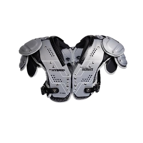 Schutt XV Skill Football Shoulder Pads for Quarterback, Wide Receiver, Defensive Back - size: Small, style: Hybrid
