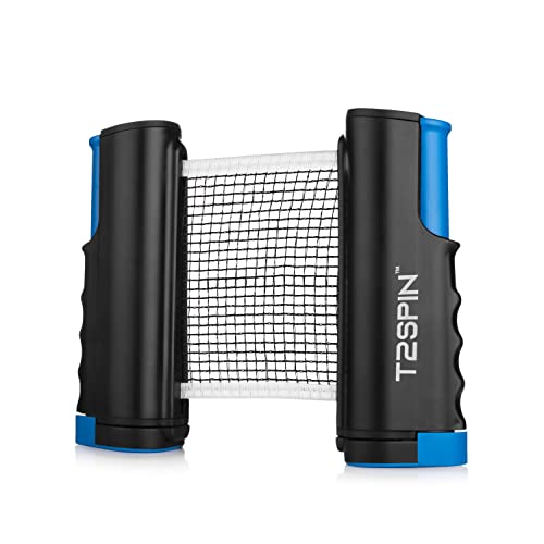 Premium Retractable Ping Pong Net for Any Table - Portable Table Tennis Net -Ping Pong Net with Clamps -Table Tennis Accessories - Comes with Large Storage Bag