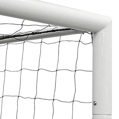 Aoneky 10x6.5ft Backyard Soccer Goal with Net - Alloy Steel Frame, Official 5v5 Size for Family Fun and Practice, Easy Assembly Portable Sports Game