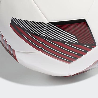 adidas Tiro Soccer Ball - color: White/Black/Silver Met., size: 3