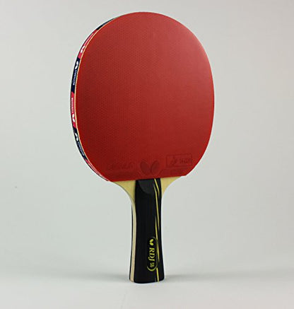 Butterfly RDJ S6 Shakehand Table Tennis Racket | RDJ Series | Offers An Ideal Balance Of Speed, Spin And Control | Recommended For Beginning Level Players