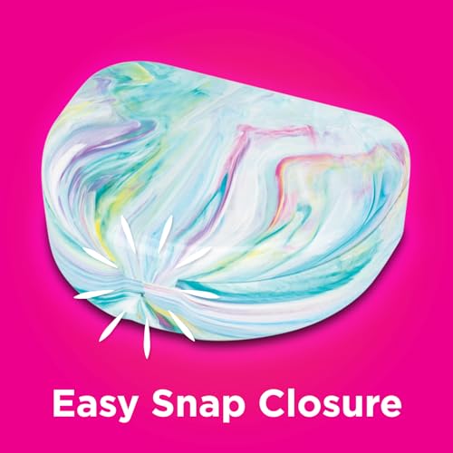 Practicon Marble Retainer Cases, Orthodontic Aligner Case, Mouth Guard Holder (3 Pack) (Cotton Candy) - color: Cotton Candy