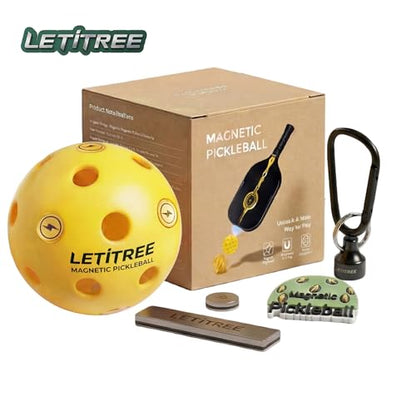 Magnetic Pickleball Conversion Kit 4-in-1｜No-Bend Pickup · Swing Weight Tuning · Fence Storage ·Backpack Charms｜Lazy Tool, Court Prank, Viral Video, Birthday Gift