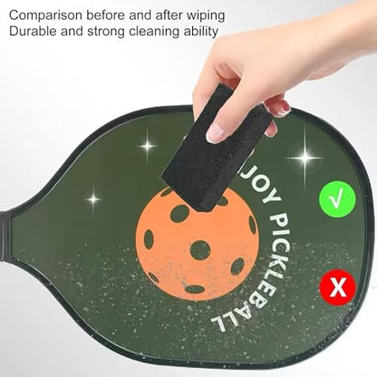 Carbon Fiber Paddle Cleaner - 5x5x2.5cm Racket Eraser, picklebal Paddle Eraser Dust Remover, Soft Rubber Dirt Racket Scrubber | Professional-Grade Paddles Maintenance Tool for picklebal and Table Te - color: B: Rectangle