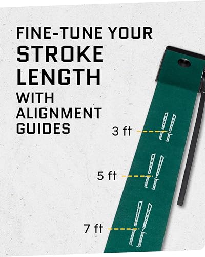 SKLZ Putting Green: Perfect Your Golf Skills with Realistic Home Practice - Improve Your Putting Stroke, Lower Your Scores, and Enjoy Convenient, Training Anytime, Anywhere! - style: Accelerator Pro