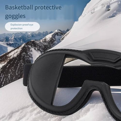 Dribbling Goggle Light Weight Training Eyewears Portable Sports Glasses Football Eyeglasses Comfortable - color: Black