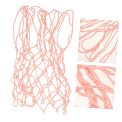 Abaodam Luminous Pink Basketball Net Replacement Durable Polyester Glow Dark Basketball Frame Net for Outdoor and Indoor Courts Standard Strong Load Bearing for Training and Recreation